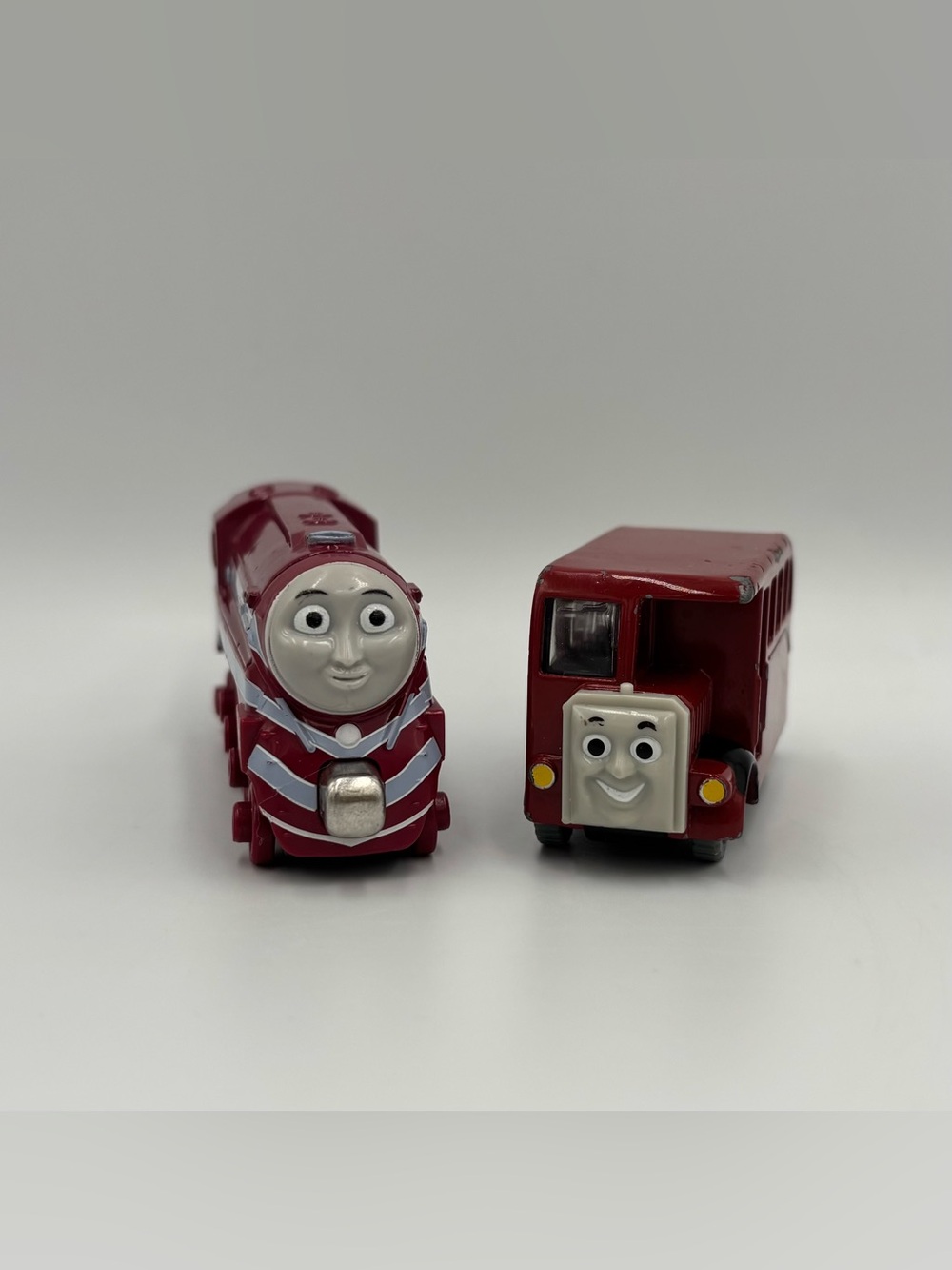 RARE Vintage Thomas the Train Caitlin Gullane & Bertie Bus Figures Toy Lot